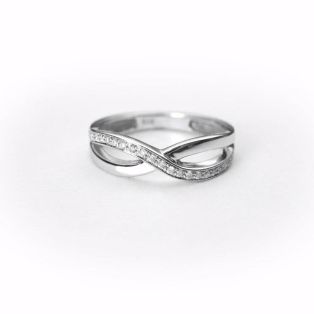 Diamond Infinity Ring - image 2